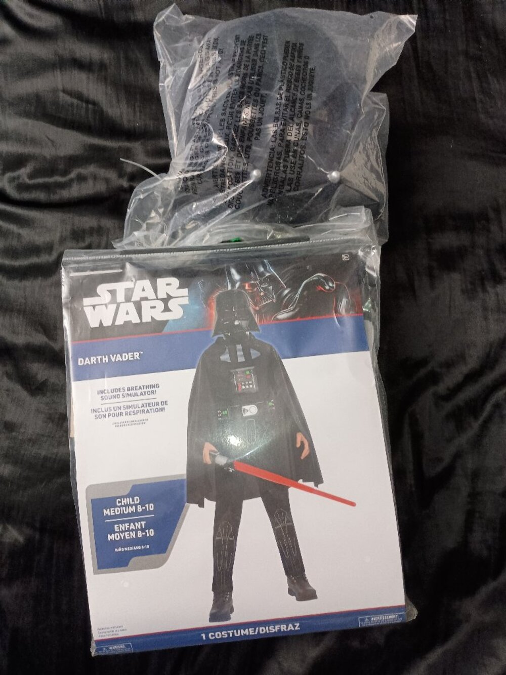Disney Darth Vader costume child medium (8-10)